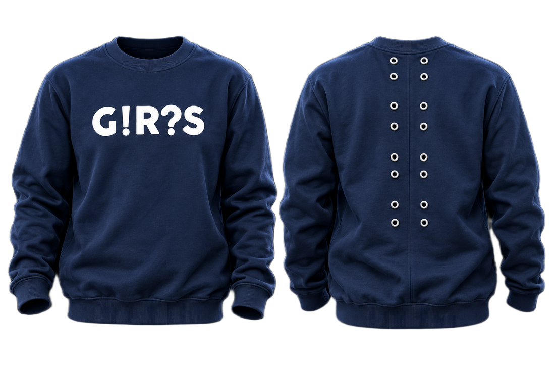 After Dark Eyelet Crewneck